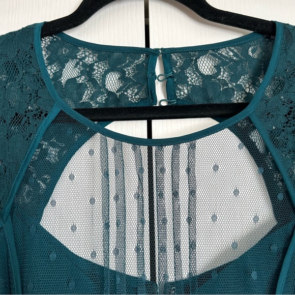 BCBGMaxAzria Julya Teal Dress - Picture 3 of 7